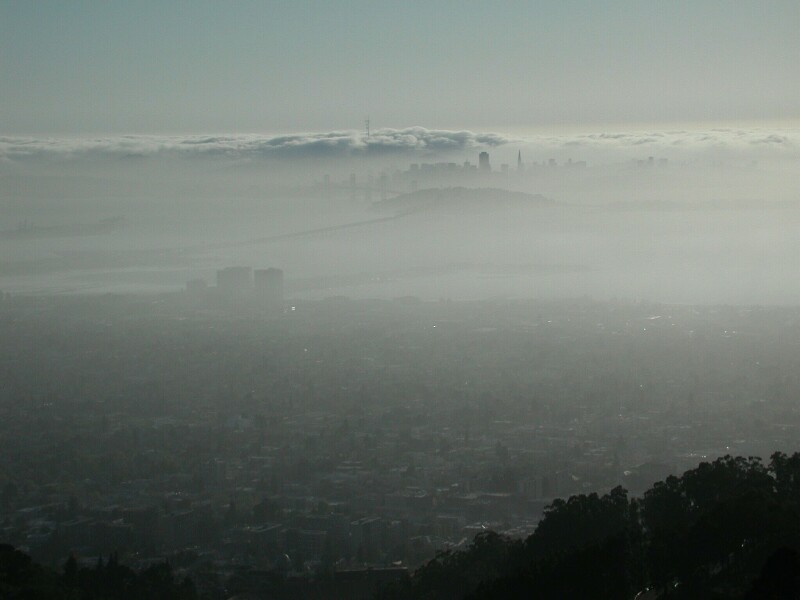 San Francisco viewed from the Berkeley Hills by Bill Turlock, 2002